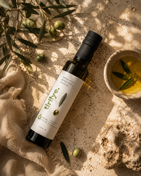 Natürel Sızma Zeytinyağı - Tirilye | 250 ml | Cam Şişe