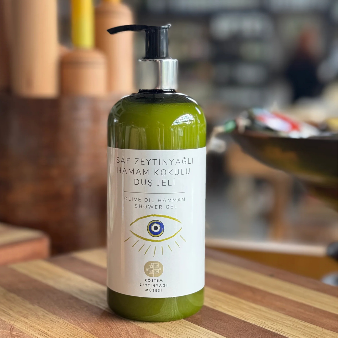 Zeytinyağlı Duş Jeli | Hamam Kokulu | 400 ml– Köstem Organik Çiftliği