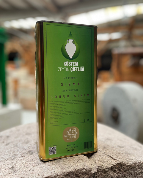 Natürel Sızma Zeytinyağı 0,3 Asit | 5.000 ml | Teneke